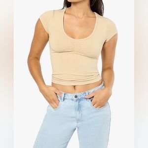 We Wore What ruched tee -NEW